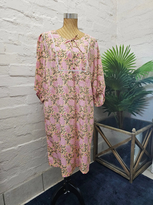 Roma cotton shift dress - Emma Hobson Designs